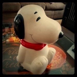 Vintage Snoopy Ceramic Cookie Jar